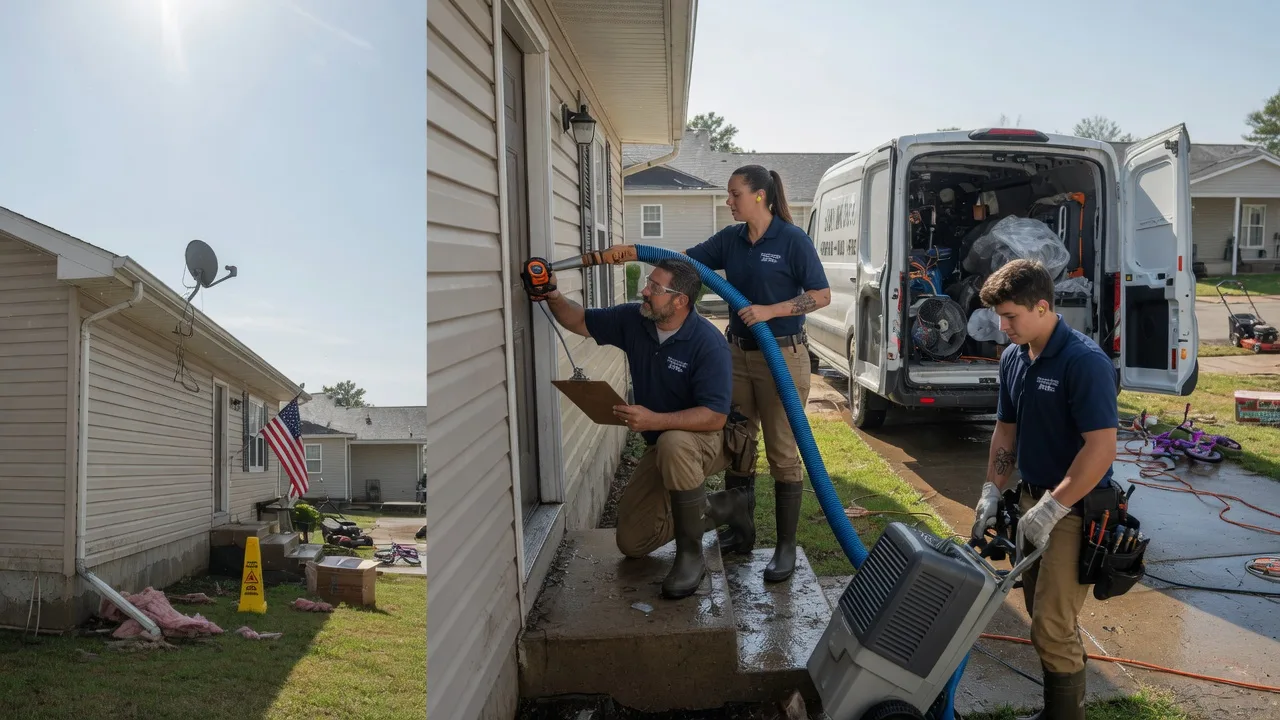 Ceiling Water Damage Restoration in Leicester, NC near me